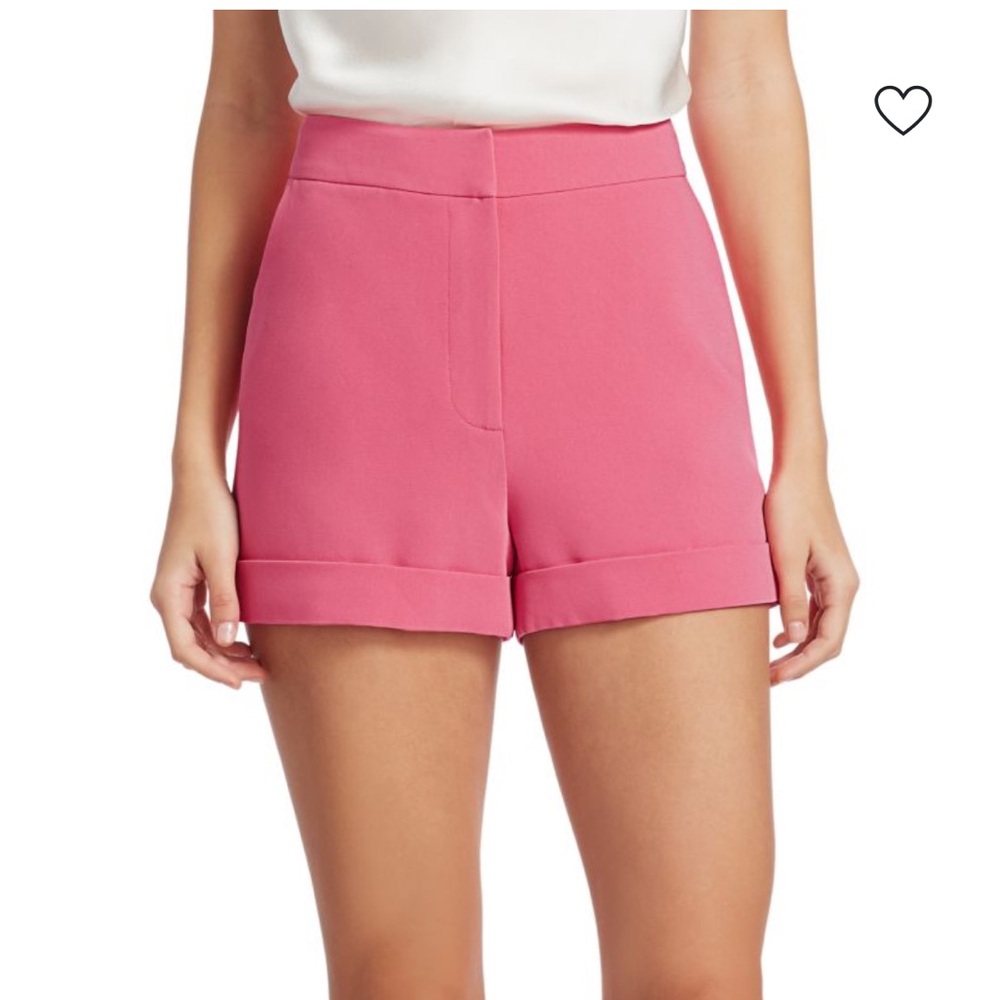 Cinq a Sept High Waist Pink Shorts